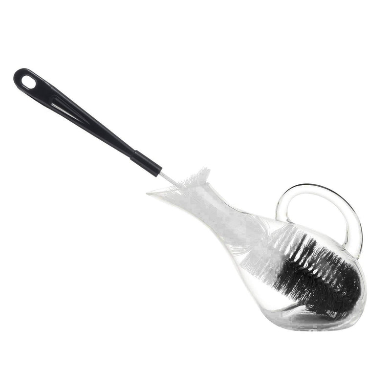 ALINK 16in Extra Long Black Bottle Cleaning Brush Cleaner for Washing Narrow Neck Beer, Wine, Thermos, S' Well, Brewing Bottles, Hummingbird Feeder