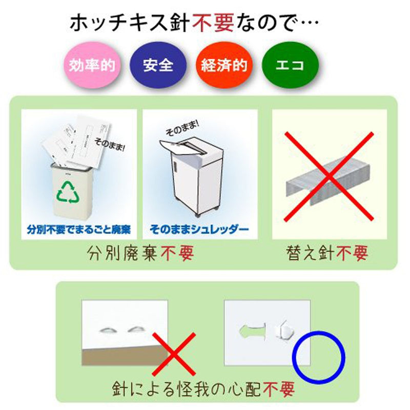 Kokuyo-s&t-needle-less Stapler<harinakkusu> (12 Tables) Sln-ms 112d