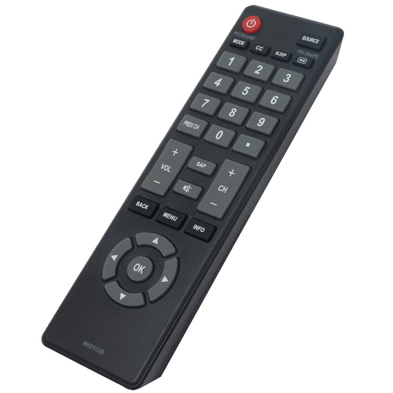 NH311UD Replace Remote Control Applicable for Sanyo TV FW32D06F FW40D06F FW40D36F FW50D36F FW43D25F FW32D06F-B FW32D06FB FW40D06F-B FW40D06FB FW40D36F-B FW40D36FB FW43D25F-B FW43D25FB FW50D36F-B