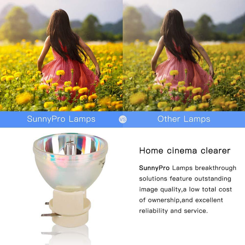 SunnyPro Projector Lamp Bulb RLC-092 / RLC-093 Replacement for VIEWSONIC PJD5155 PJD5255 PJD5153 PJD5353LS PJD6350 PJD5151 PJD5555W PJD5553LWS PJD6550LW Rlc-092-cb