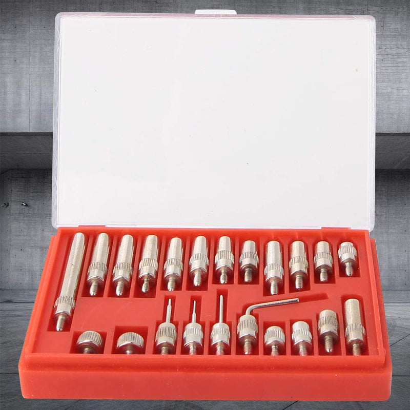Fafeicy 22pcs Test Indicator Contact 0.01mm Stainless Steel Dial Indicator Points Set for Dial Indicator