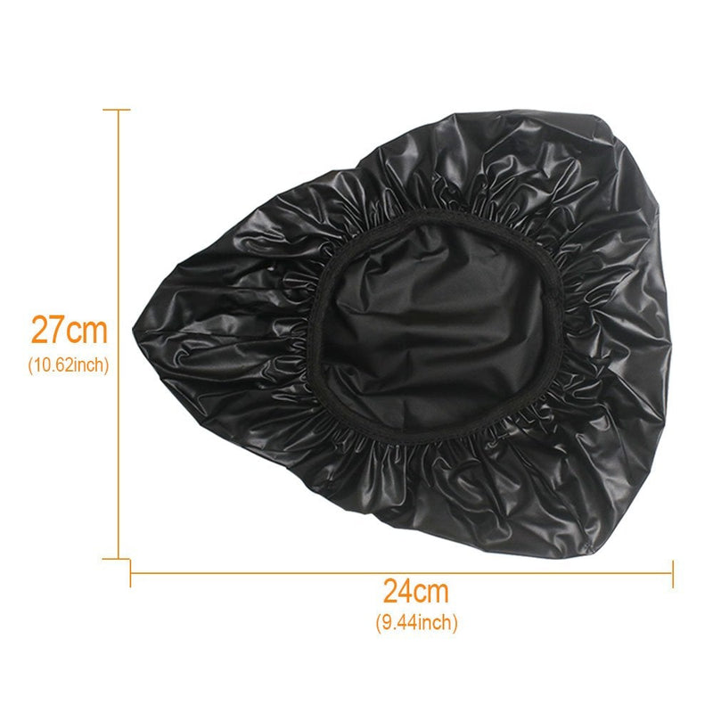 Kulannder Waterproof Bike Saddle Cover in Black, Bicycle Seat Rain Cover with Elastic, 3Packs Bike Seat Cover