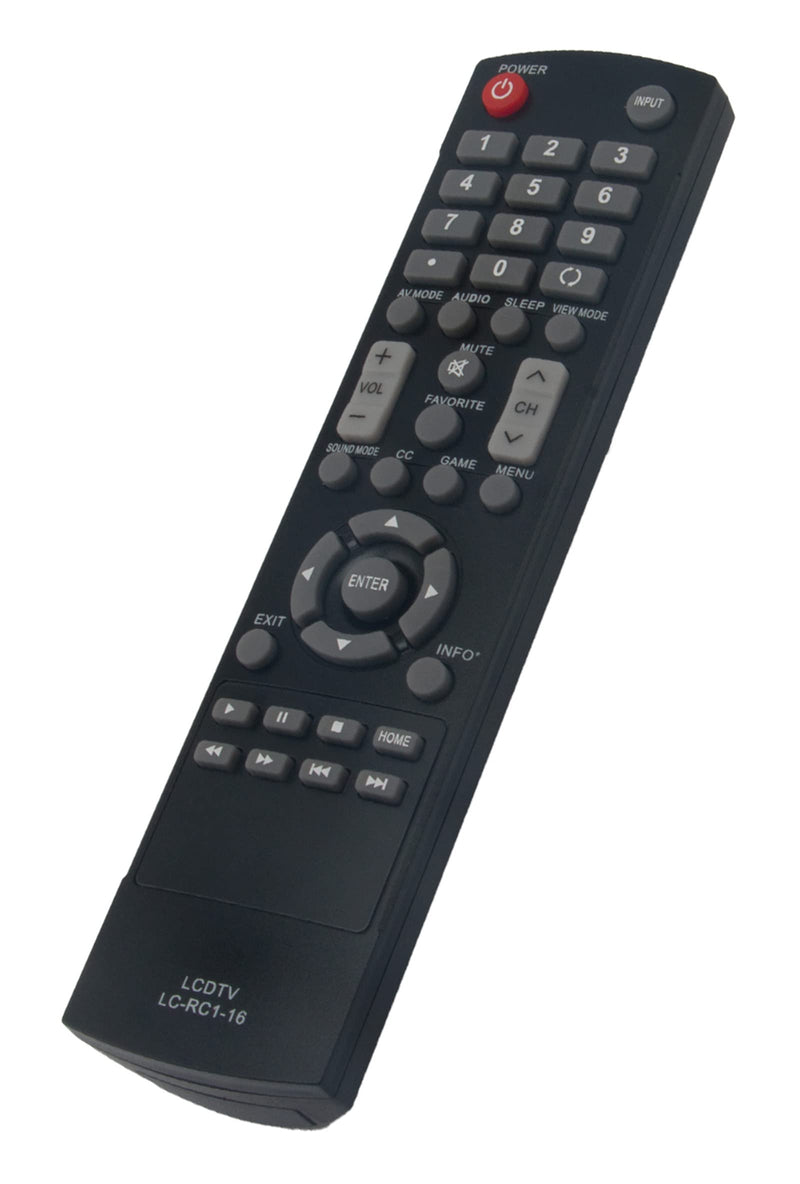 LC-RC1-16 Replace Remote fit for Sharp TV LC-50LB370U LC-32LB370U LC-32LB370 LC-32LB261U LC-42LB261U LC-50LB261U LC-32LB150U LC-42LB150U LC-50LB150U LC-43LB370U