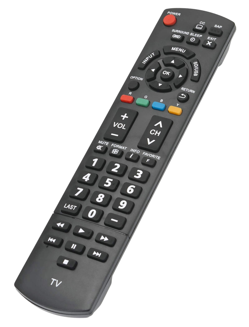 N2QAYB000706 Replace Remote Fit for Panasonic Viera TV TC-P50U50 TC-P42X5 TC-P50X5 TC-P60U50 TC-L32X5 TC-L32X5X TCP50U50 TCP42X5 TCP50X5 TCP60U50 TCL32X5 TCL32X5X TC-L24X5