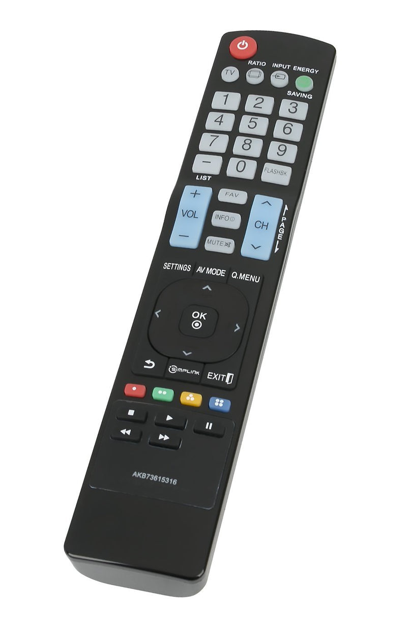 New AKB73615316 Replace Remote for LG TV 32LS5600 37LS5600 42LS5600 47LS5600 47LS4600-UA 60PA5500-UA 47LS460LS4600 50PA5500 50PA6500 55LS4600 55LS5600 50PA4500 50PA4510 50PA400 42PA4900 52PA4900