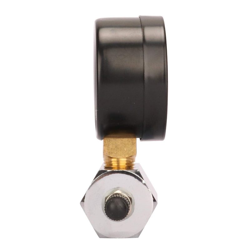 MEASUREMAN 2" Steel Gas Pressure Test Gauge Assembly, 3/4" FNPT Connection, 0-30psi, +/-3-2-3% Accuracy Chrome body