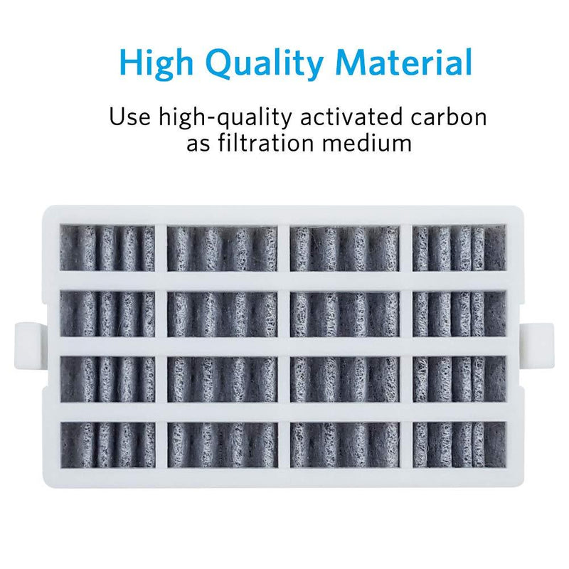 W10311524 4-PACK Air Filter Replacement for Whirlpool Refrigerator, Also Fits 2319308, W10335147, W10335147A, W10335147, W10315189, 1876318, AIR1, FreshFlow Air Filter, AP4538127, AH2580853, EA2580853