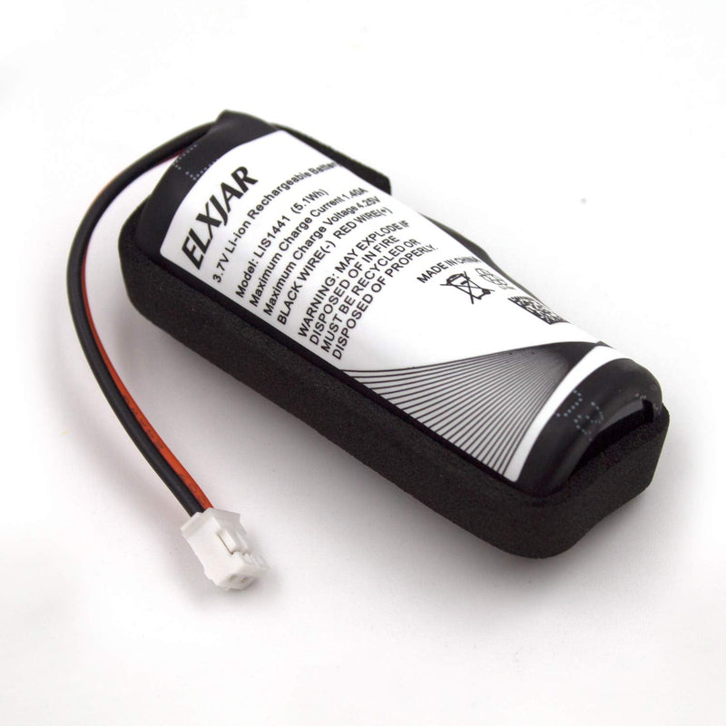 (2-Pack) 3.7V 1380mAh Extended LIS1441, LIP1450 Battery Replacement for Sony PS3 Playstation 3 Move Motion Controller CECH-ZCM1E, CECH-ZCM1U