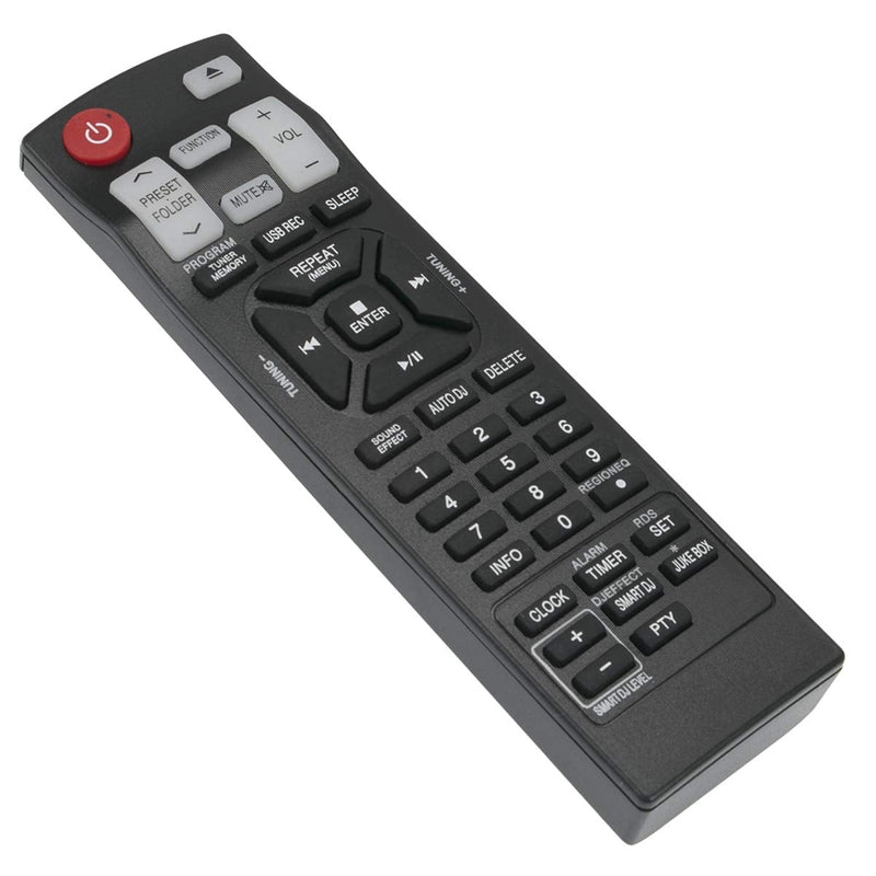 Replacement Remote Applicable for LG Hi-Fi System CM9940 CM9740 CMS9940F/W CM9740 CMS9740F CM9940FB CM8440 CM8440FB CMS8440F CMS8440W CM8340 OM5541 OM5542 OM5541FB OM5540 CM9950 CMS9950F OM7550 OM7550