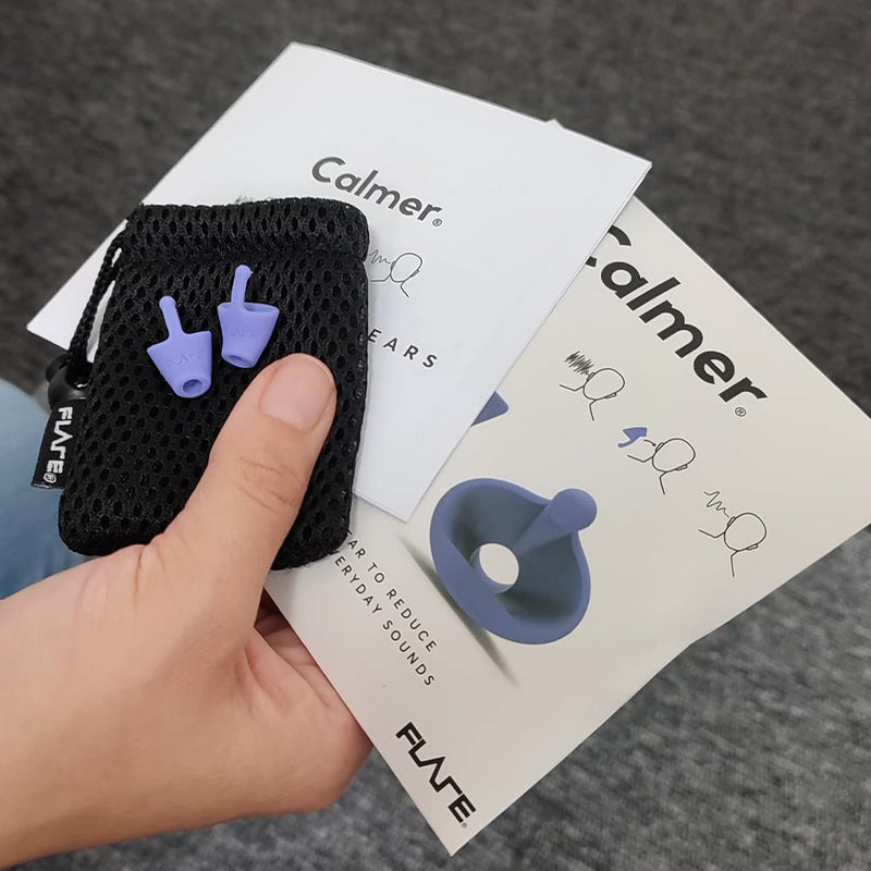 Flare Audio® Calmer® Purple – in Ear Device to Gently Soothe Sound sensitivities and Reduce Stress - for Sensitive Hearing, Autism, ADHD