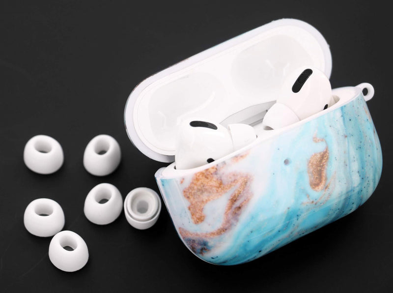 IiEXCEL Compatible with AirPods Pro Ear Tips Ear Buds, 3 Pairs Small Size Replacement Silicone Rubber EarTips Buds Gel Skin Cover Accessories for AirPod Pro - Small White S