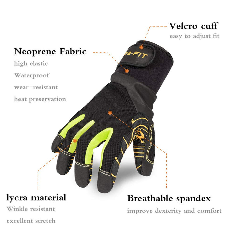 Intra-FIT Professional Anti-Vibration Glove EN ISO 10819:2013/ A1: 2019 & EN388 Certified Small