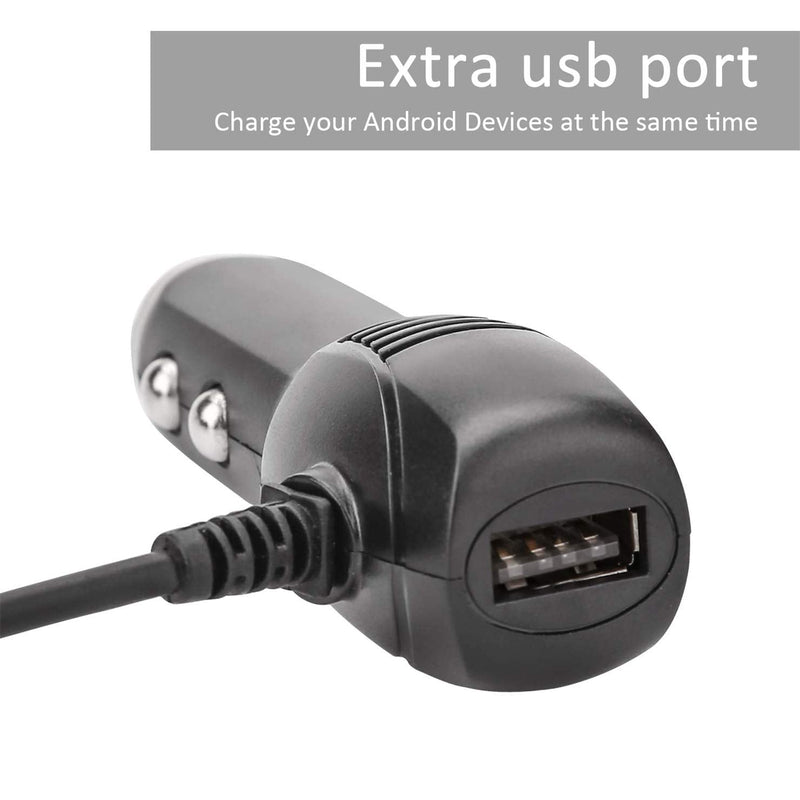 Dash Cam Charger Mini USB, Car Charger with USB Port Compatible with APEMAN, Rexing, Byakov, AKASO, Crosstour, Trekpow, Pruveeo, OldShark, Garmin and Most Other Dash Cam, Android Devices. (11.5FT) 1 Pack