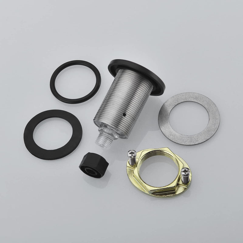 BESTILL Garbage Disposal Air Switch, Matte Black Sink Top On/Off Switch for Food Waste Disposer, Full Stainless Steel Button, SHORT/2.8” SHORT/2.8"