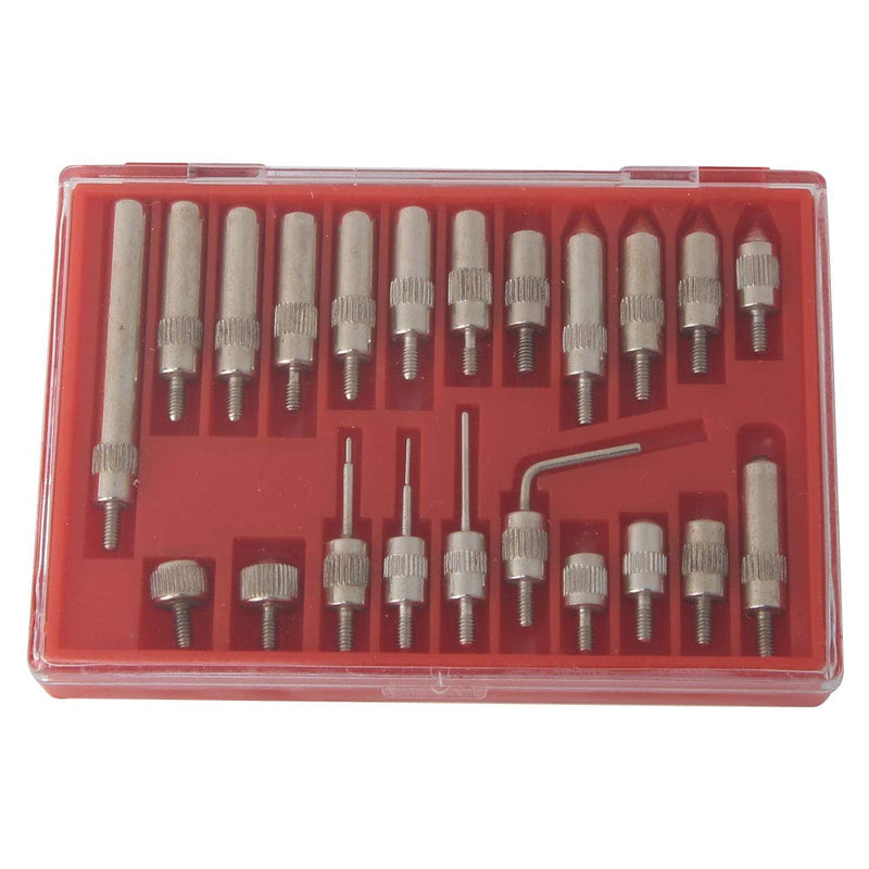 Fafeicy 22pcs Test Indicator Contact 0.01mm Stainless Steel Dial Indicator Points Set for Dial Indicator