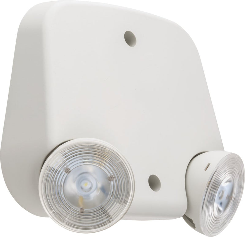 Lithonia Lighting ERE T M24 Double Head Emergency Light, White One Double Head Emergency Light