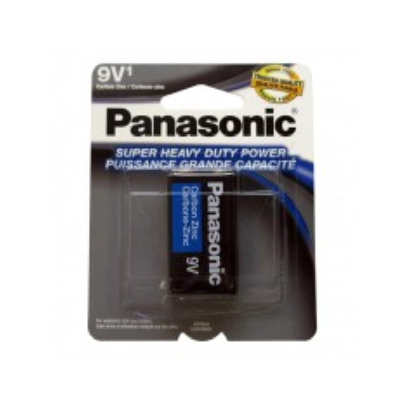 1Pc Size 9V Panasonic Batteries Super Heavy Duty Power Zinc Carbon