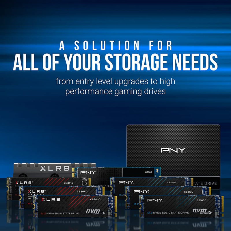 PNY CS2140 500GB M.2 NVMe Gen4 x4 Internal Solid State Drive (SSD) - M280CS2140-500-RB