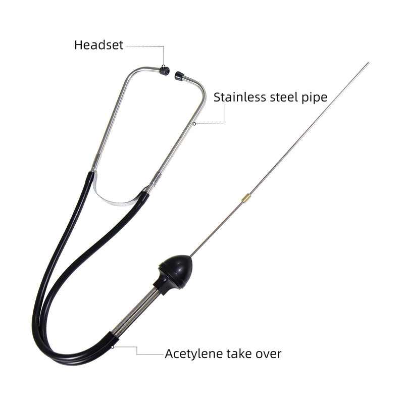 CCLIFE Mechanic Stethoscope Engine Car Machine Diagnostic Examiner Tester Tool