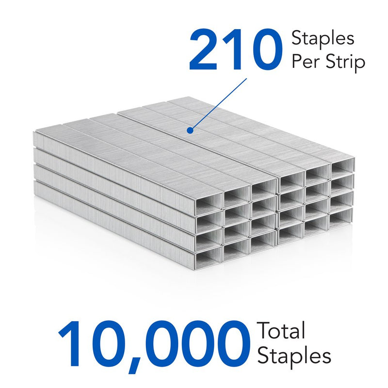 Swingline Staples, S.F. 4, Premium, 1/4" Length, 210/Strip, 5000/Box, 2 Pack (35450AZ) - S7035450AZ ,Silver , 2 Boxes