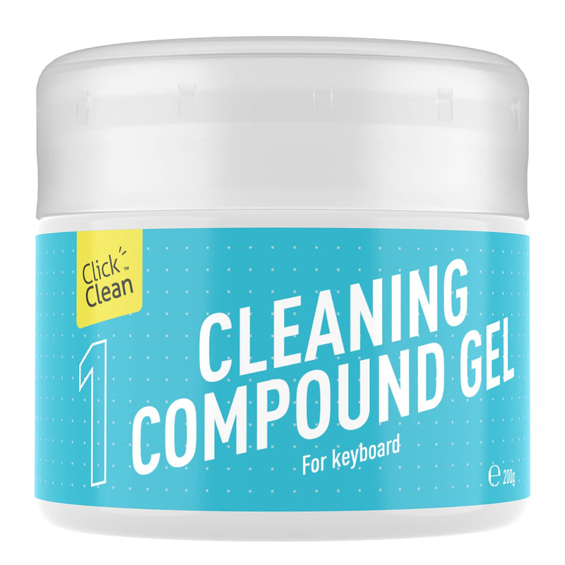 CLICK CLEAN Keyboard Cleaning Gel, 7oz Universal Cleaning Gel for Keyboards Electronics Cleaner Dust Cleaning Gel for Car, Laptop, Keyboard, Air Vents