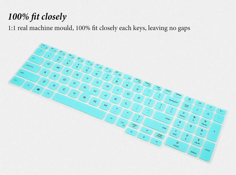 Keyboard Cover for Dell Latitude 5500 5501 5510 5511 15.6" and Dell Precision 3540 3541 15.6(with Point), Dell Latitude 5510 Cover -Mint Mint