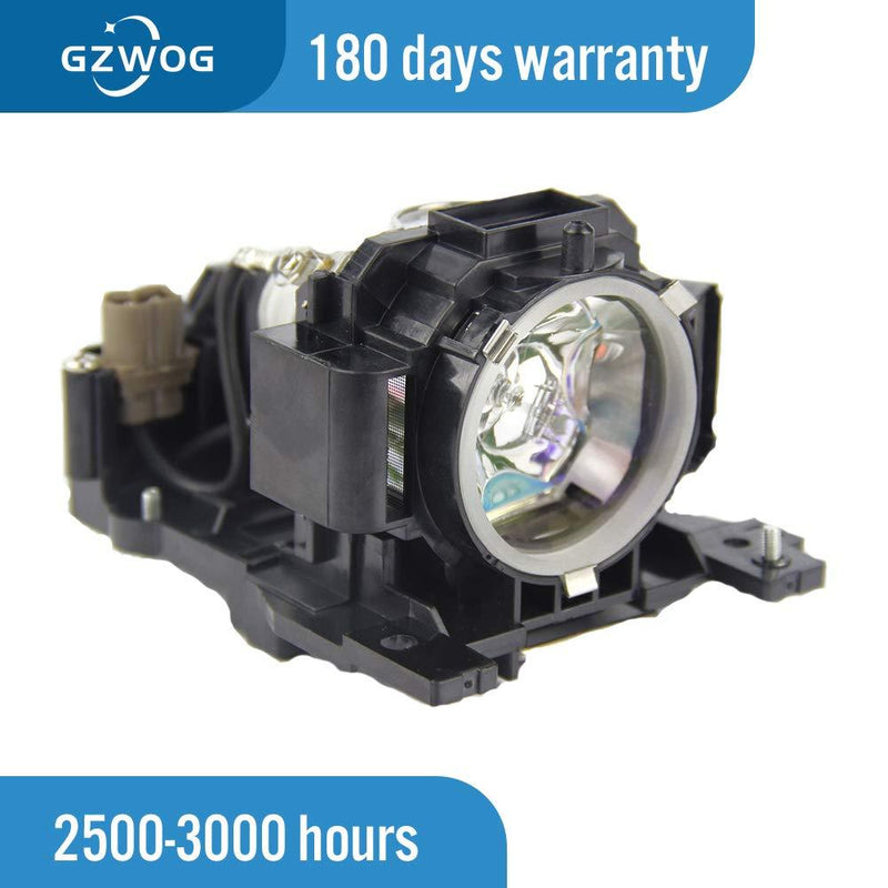 Gzwog DT00891/DT00893 Replacement Projector Lamp Bulb with Housing for Hitachi CP-A100 CP-A100J CP-A101 ED-A110 ED-A100 ED-A100J ED-A110 ED-A110J HCP-A8 CP-A52 ED-A101 ED-A111 CP-A200 HCP-A7 ED-A6/A7