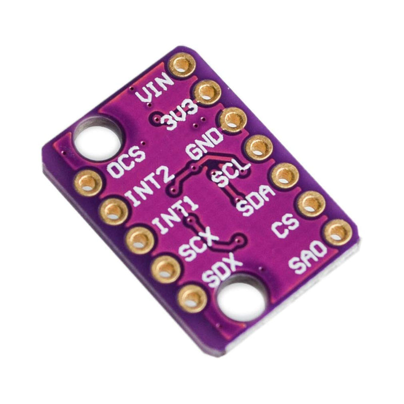 HiLetgo BMI160 6-axis Palstance Accelerometer Gyroscope Gravity Sensor PMU I2C SPI for Arduino Walking Step Acceleration Detection DIY