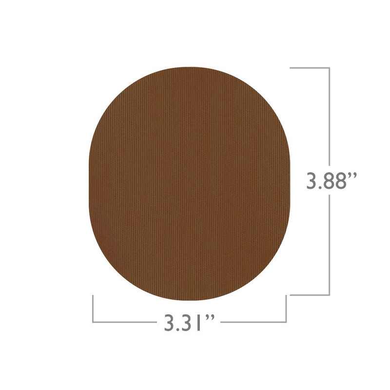 RightCare CGM Adhesive Patch Universal, Covered Oval, Mocha, Made with Synthetic PRO Extreme KT Tape, Bag of 25