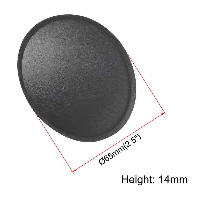 uxcell Speaker Dust Cap 65mm/2.5" Diameter Subwoofer Paper Dome Coil Cover Caps 2 Pcs