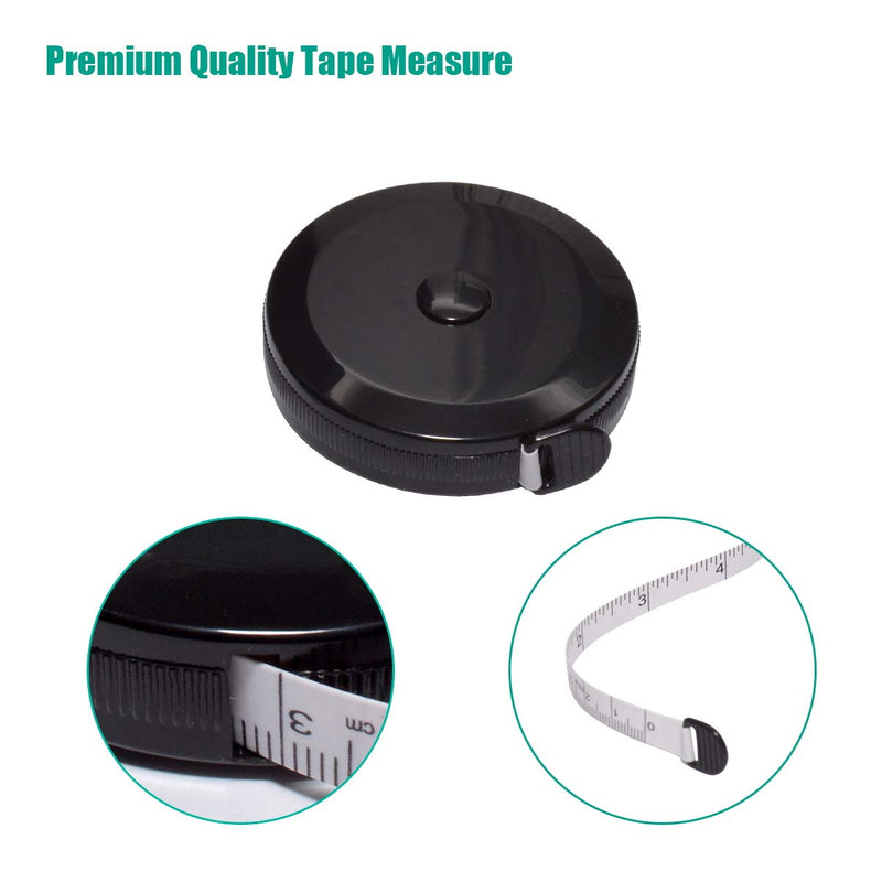 Measuring Tape for Body 60 Inch 150cm Body Tape Measure Waist Measuring Tape Tailor Cloth Fabric Measurement Tape White Tape