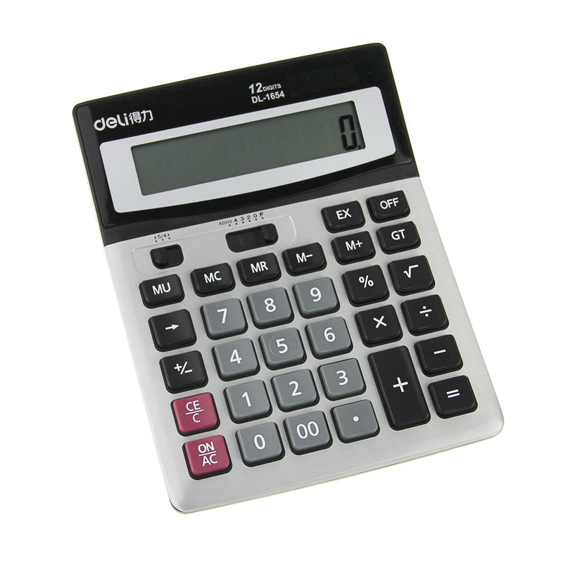 Desktop Calculator,Office Calculator Multi-Purpose Dual Power Standard Function Office Business Desktop Calculator with 12 Digit Large Display Business Desk Calculator