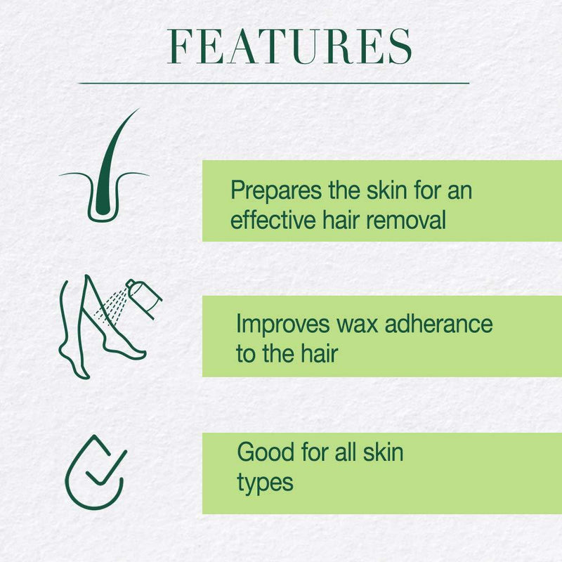 Clean + Easy Cleanse- Pre Wax Cleanser, Removes Any Traces Of Oils and Make-up Before Hair Removal, Essential Pre-Treatment for Effective Waxing, 16 oz