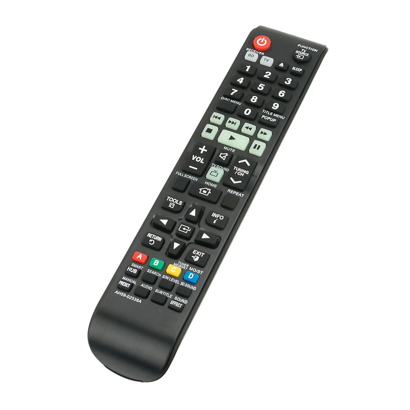 New AH59-02538A Replace Remote Control fit for Samsung HT-F5500 HT-F5500K HT-F5500W HT-F5502K HT-F5530 HT-F5530HK HT-F5530K HT-F5550 HT-F5550HK HT-F6530 Home Theater System Blu-Ray DVD Player