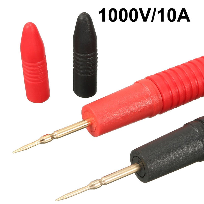 uxcell Test Leads Probe for Digital Multimeters Oscillometer 1000V 10A 4mm Banana Plug with Protective Cover 31.5'' Pack of 2