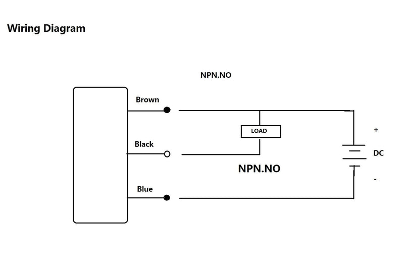 NOYITO Inductive Proximity Sensor Switch DC 10 to 30V 300mA DC 3-Wire NPN.NO Detection Distance 4mm SN04-N (Pack of 2)