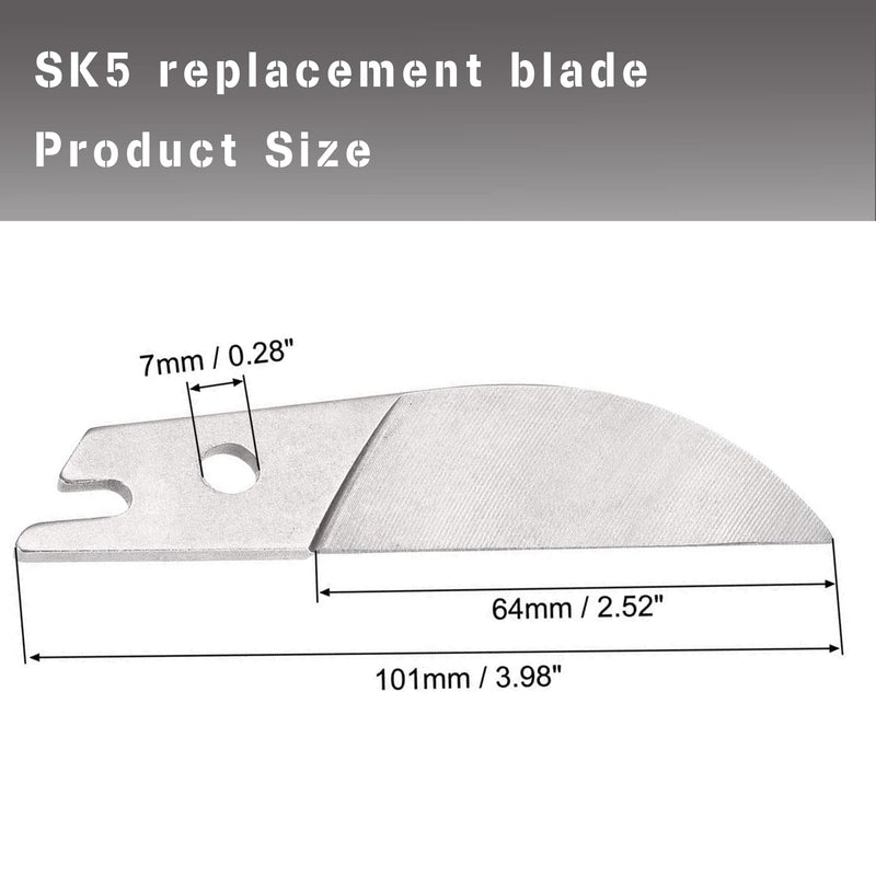 CARCLOTHES Miter Snips Replacement Blade,SK5 Steel Angle shears Blade,2 pcs Miter Trim Cutter Replacement Blade for Miter Cutter,Universal Angle miter Shear Replacement Blade