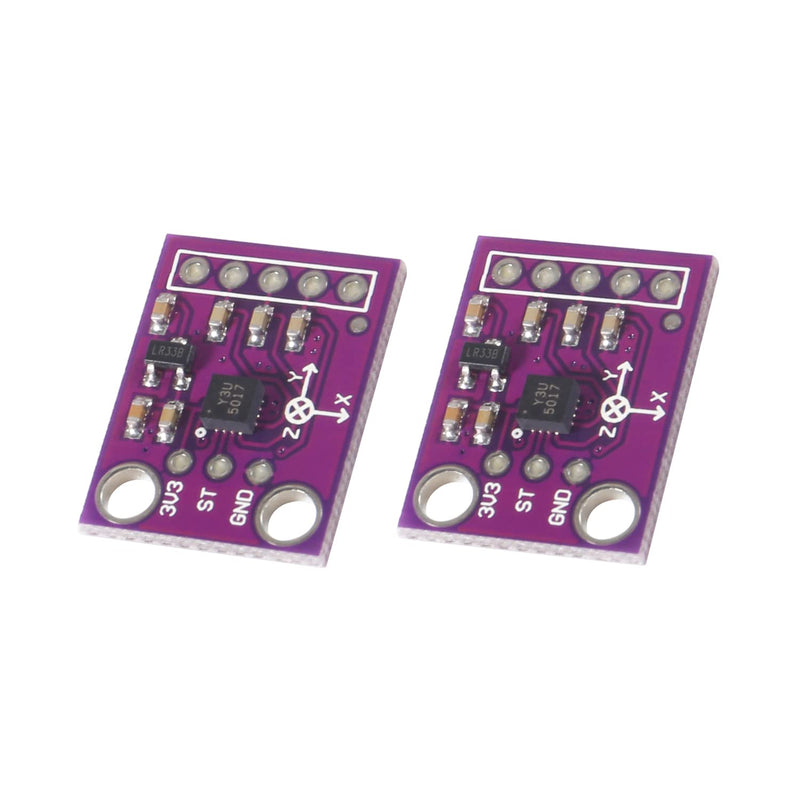 AITRIP 2PCS GY-61 ADXL337 3-Axis Accelerometer Angular Transducer Sensor Module GY-61 Analog Output 3V-5V Replacement ADXL335 Module Analog Output Accelerometer Compatible with Arduino