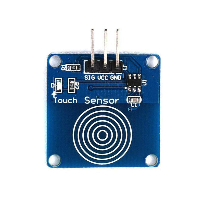 DAOKI 10PCS TTP223B Touch Switch Module 2-5.5V 1 Position Digital Capacitive Sensor Touch Switch for Arduino with Dupont Cable