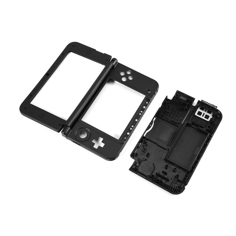 Replecement Case for Nintendo 3DS LL, Full Housing Case Cover Shell Repair Parts Complete Replacement Kit for Nintendo 3DS XL Black