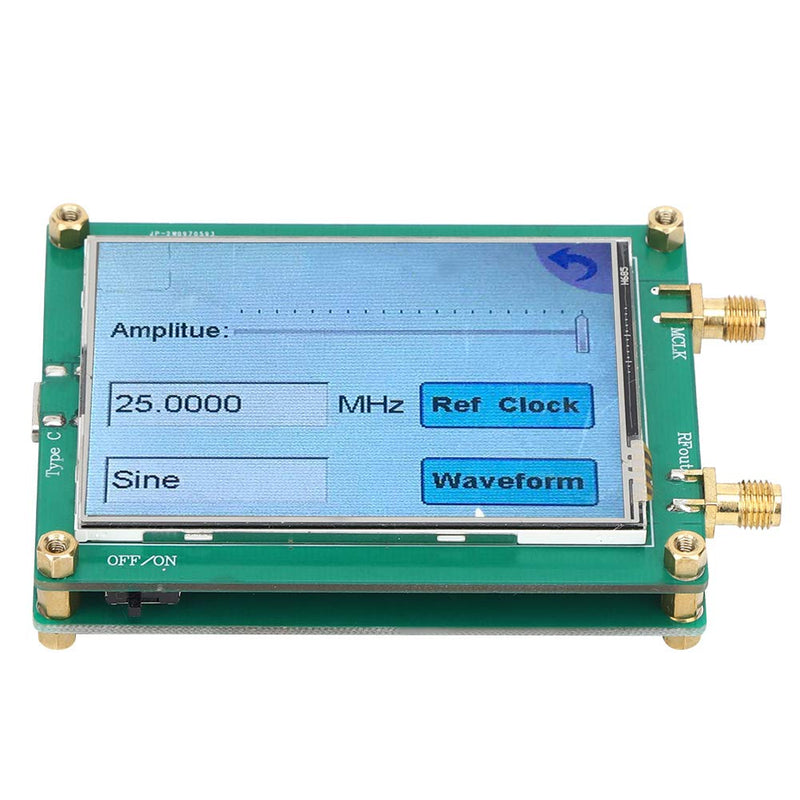 Signal Generator, AD9833 TFT Full Touch Screen Signal Generator DDS Source Dot Frequency for Sine/Triangle/Square Wave, for Proximity, Motion and Defect Detection