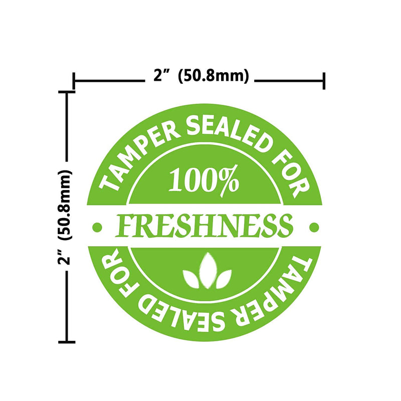 Food Delivery Tamper Evident Stickers,Sealed for Freshness Labels,2 Inch Round Sticker for Take Out