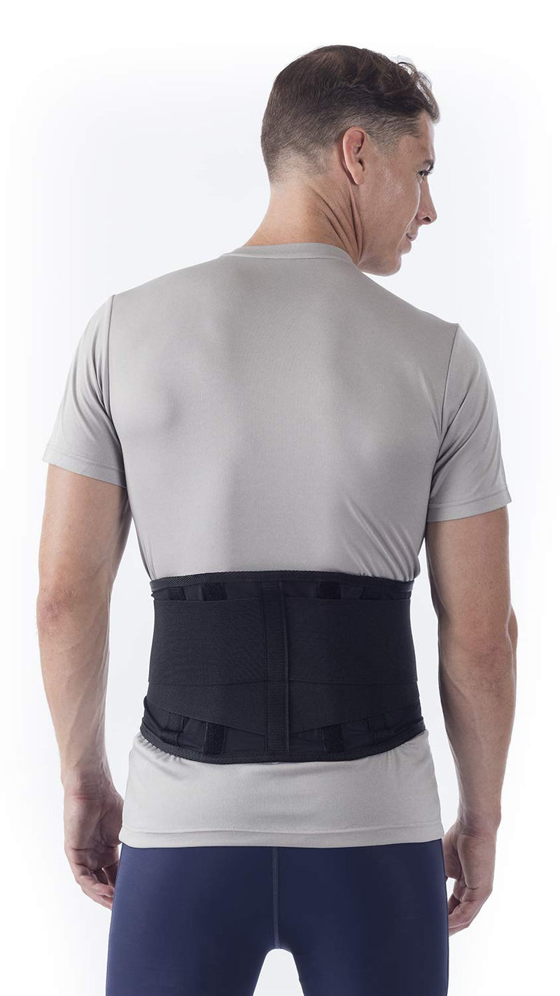 NYOrtho Back Brace Lumbar Support Belt - for Men and Women | Instantly Relieve Lower Back Pain | Maximum Posture and Spine Support, Adjustable, Breathable with Removable Suspenders | Small 26-30 in. Small (Pack of 1)