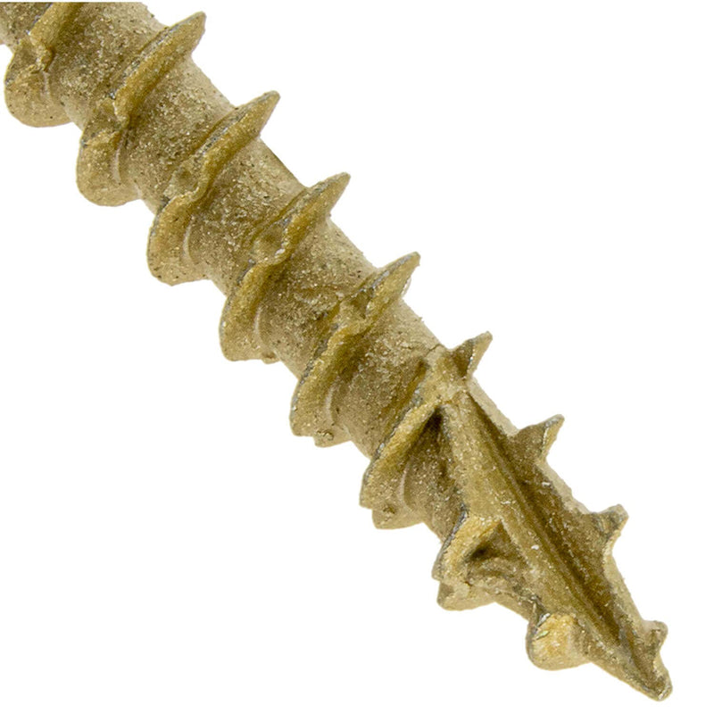 #14 x 1-1/2" Construction Lag Screw Exterior Coated Torx/Star Drive Heavy Duty Structural Lag Screw Far Superior to Common Lag Screws - Modified Truss Washer Head - 100 Screw Count #14 x 1-1/2"  - 100 SCREW COUNT