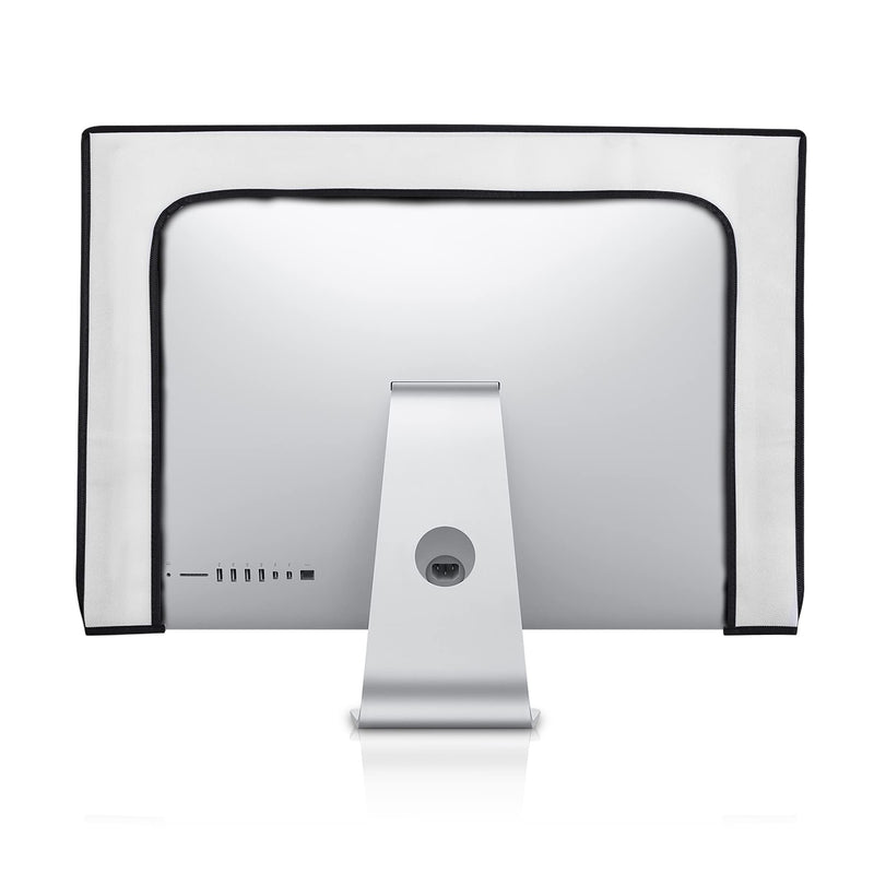 kwmobile Computer Monitor Cover Compatible with 24-26" Monitor - Jungle Silhouette Black/White Jungle Silhouette 01-02