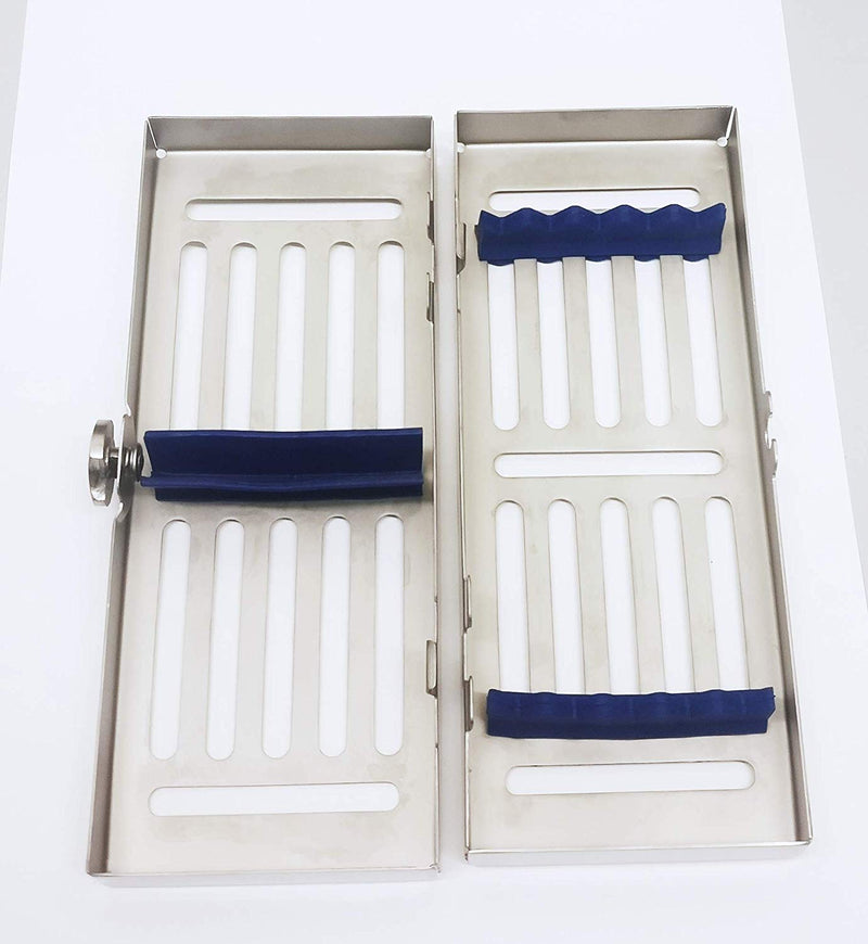 Sterilization cassette tray for 5 instruments, 185 mm x 65 mm x 20 mm