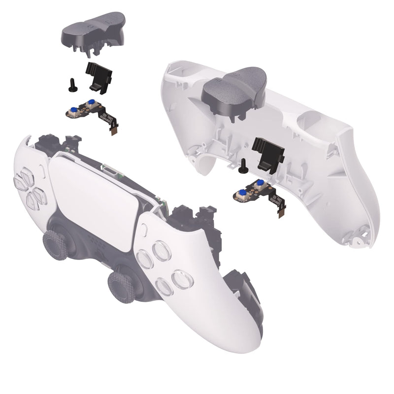 eXtremeRate Tactile Version Clicky Hair Trigger Kit for PS5 Controller Shoulder Buttons, Custom Tactile Bumper Trigger Buttons for PS5 Controller BDM-010 & BDM-020, Mouse Click Kit for PS5 Controller For PS5 BDM-010 020 Tactile Clicky Hair Trigger Kit