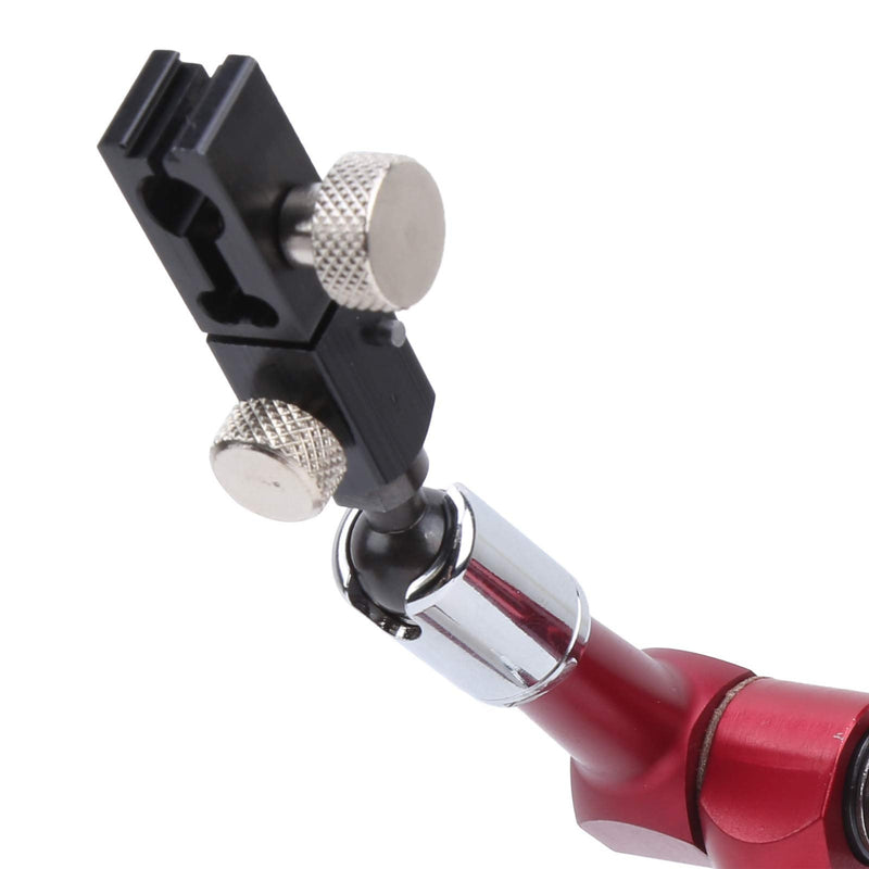 Marhynchus Adjustable Magnetic Base,50KG Dial Indicator Holder, Mini Universal Strong Magnetic Lever Stand Base Measuring Tool Dial Indicator