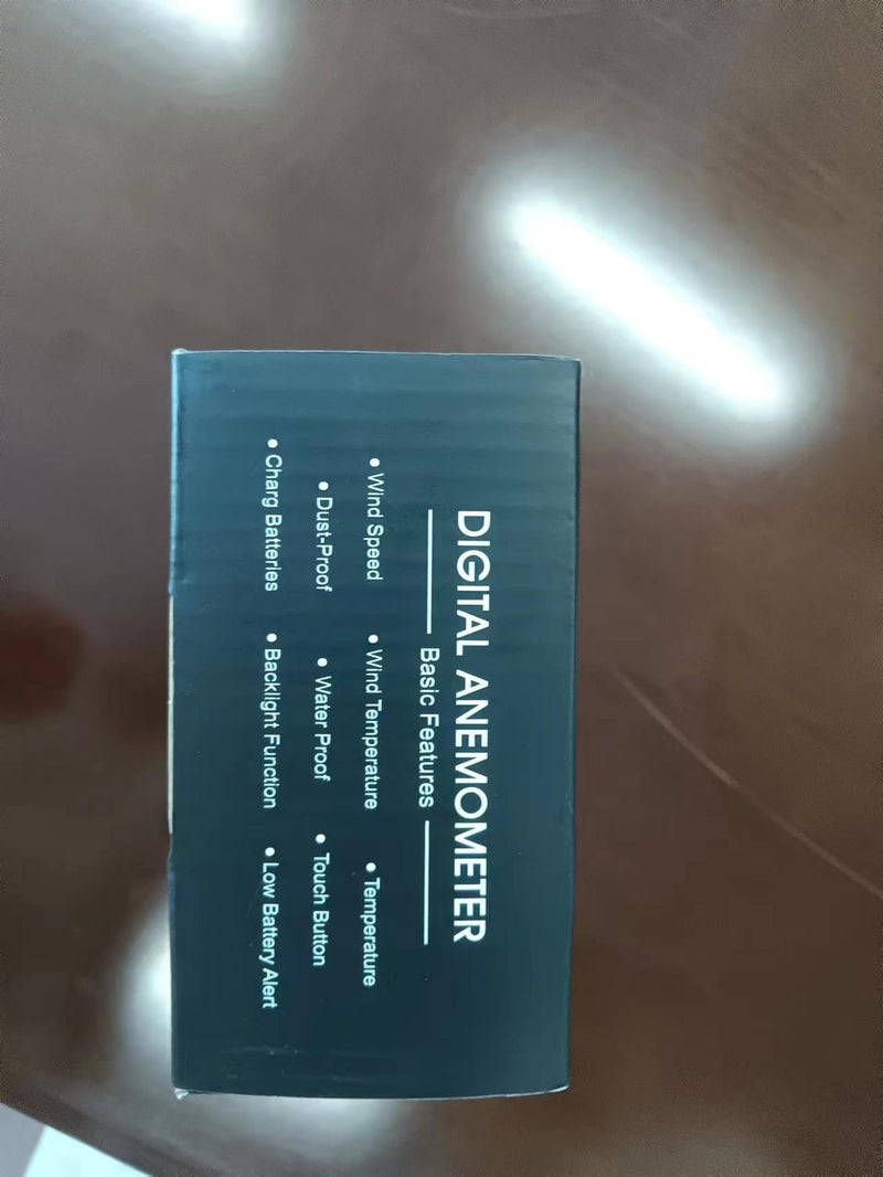 Handheld Wind Meter Digital Anemometer, GR-6000GH Air Flow Speed Wind Speed CFM Meter Measuring Air Speed Air Volume Temperature for HVAC, Boat Sailing, Shooting