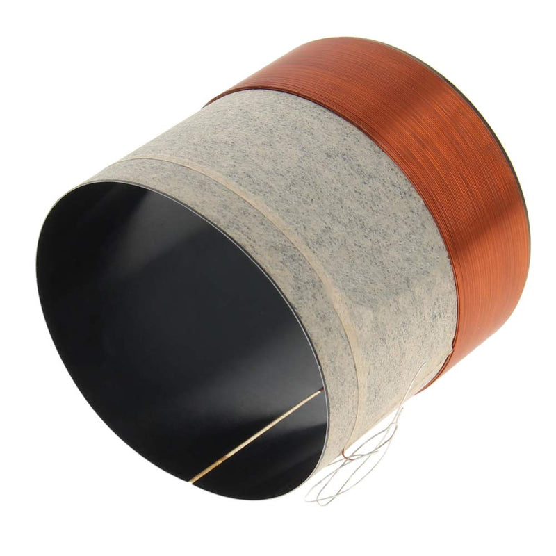 Fielect 51.5mm 2" Woofer Voice Coil 2 Layers Round Copper Wire for Bass Speaker Audio Repair 1Pcs